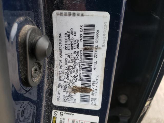 Photo 10 from auction – 2007 TOYOTA COROLLA CE with VIN 1NXBR30E57Z835229