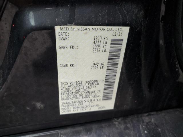 Photo 10 from auction – 2013 NISSAN ALTIMA 2.5 with VIN 1N4AL3AP2DN509434