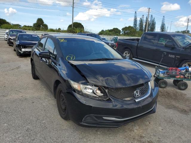 HONDA CIVIC LX 2014 with VIN 19XFB2F56EE062990 - Photo from auction