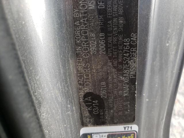 صورة رقم 10 من المزاد - 2014 KIA FORTE EX مع VIN KNAFX6A87E5247648