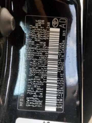 Photo 10 from auction – 2013 TOYOTA COROLLA BA with VIN 2T1BU4EE1DC049552