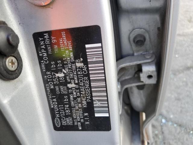 Photo 10 from auction – 2012 HYUNDAI ACCENT GLS with VIN KMHCT4AE4CU187368