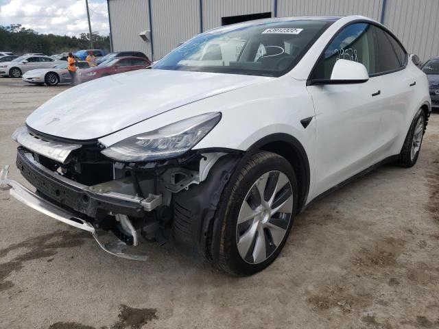 Photo 2 from auction – 2021 TESLA MODEL Y with VIN 5YJYGDEE6MF083516