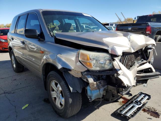 HONDA PILOT LX 2006 with VIN 5FNYF28166B034156 - Photo from auction