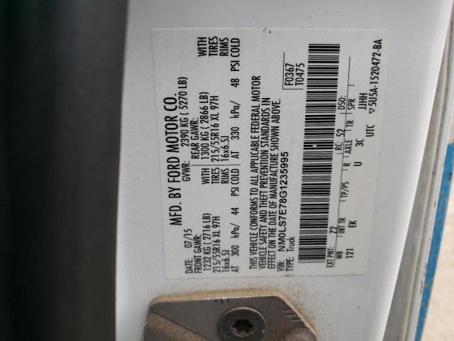 Photo 10 from auction – 2016 FORD TRANSIT CO with VIN NM0LS7E78G1235995