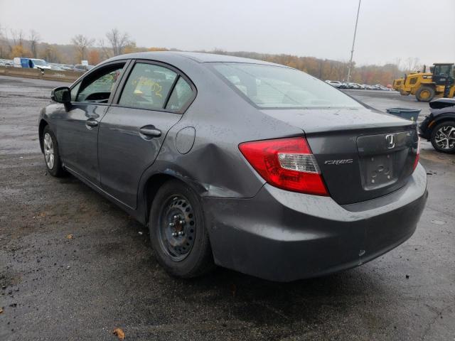 Photo 3 from auction – 2012 HONDA CIVIC LX with VIN 19XFB2F50CE354552