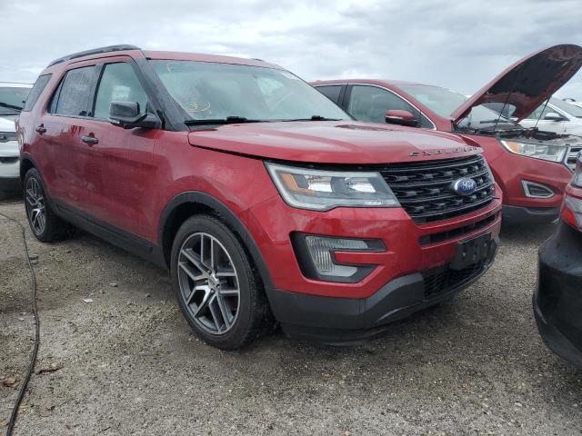 FORD EXPLORER S 2016 with VIN 1FM5K8GT9GGB10198 - Photo from auction