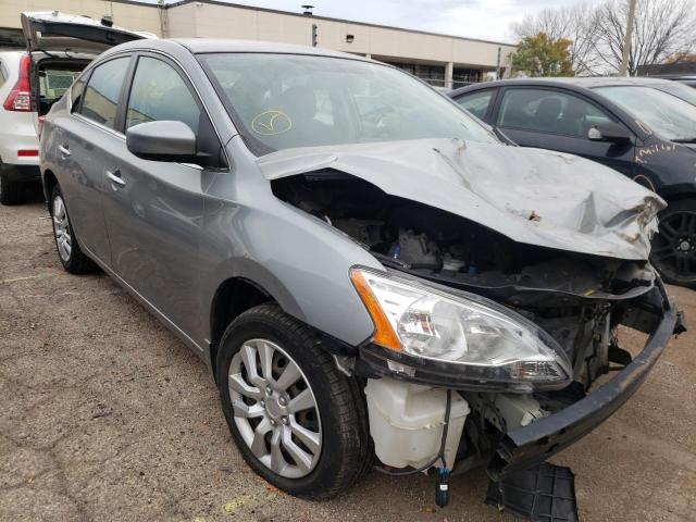 NISSAN SENTRA S 2014 with VIN 3N1AB7AP1EL676800 - Photo from auction