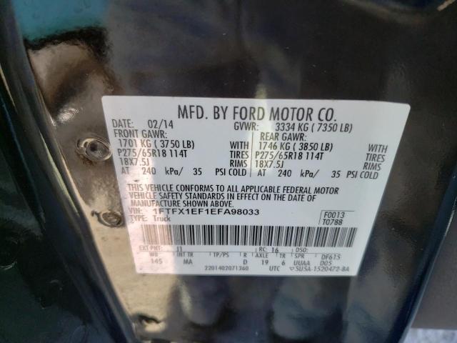 Foto 10 de la subasta – 2014 FORD F150 SUPER con VIN 1FTFX1EF1EFA98033