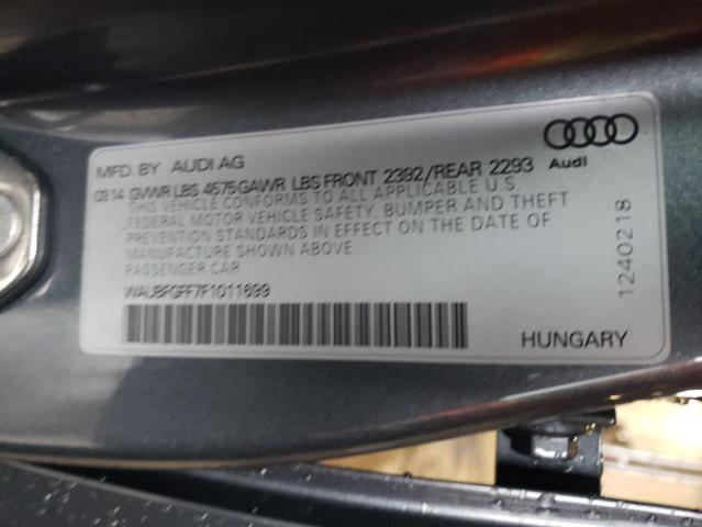 Photo 10 from auction – 2015 AUDI A3 PREMIUM with VIN WAUBFGFF7F1011699