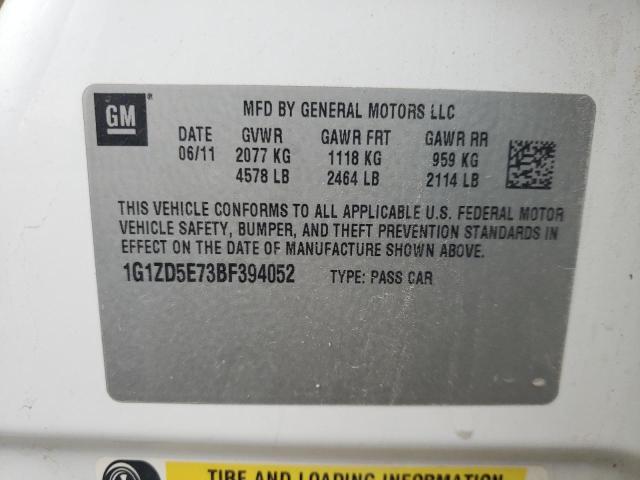 Photo 10 from auction – 2011 CHEVROLET MALIBU 2LT with VIN 1G1ZD5E73BF394052