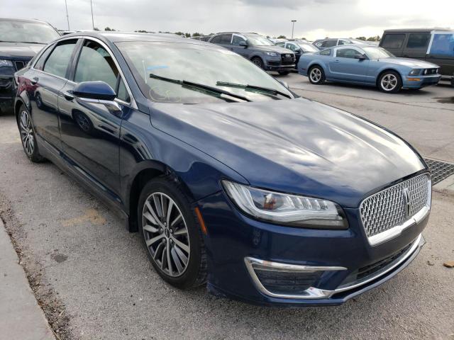 LINCOLN MKZ SELECT 2017 with VIN 3LN6L5C95HR653469 - Photo from auction