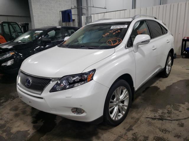 Photo 2 from auction – 2010 LEXUS RX 450 with VIN JTJBC1BA6A2027430