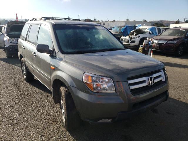 HONDA PILOT EXL 2007 with VIN 5FNYF18557B030744 - Photo from auction