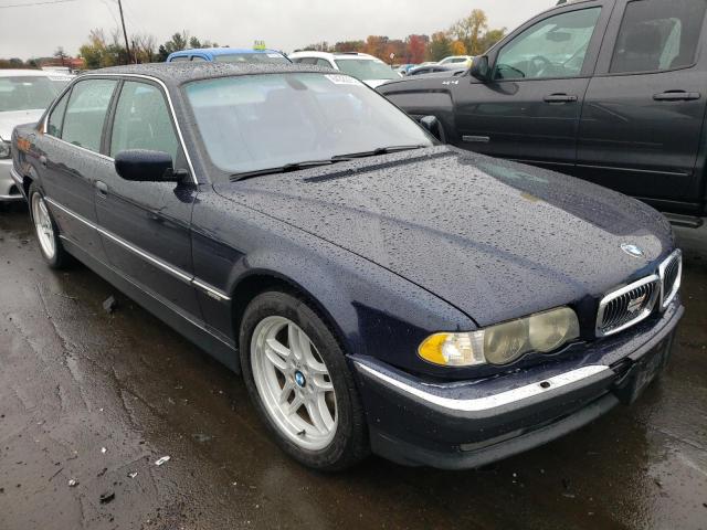 BMW 740 IL 2000 with VIN WBAGH8346YDP07819 - Photo from auction