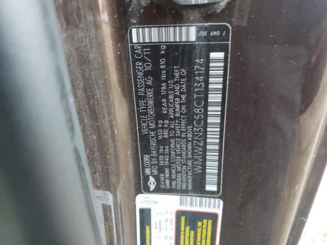 Photo 10 from auction – 2012 MINI COOPER with VIN WMWZN3C58CT134174