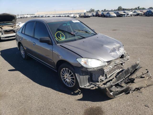 Photo 1 from auction – 2005 HONDA CIVIC LX with VIN 2HGES16585H626375