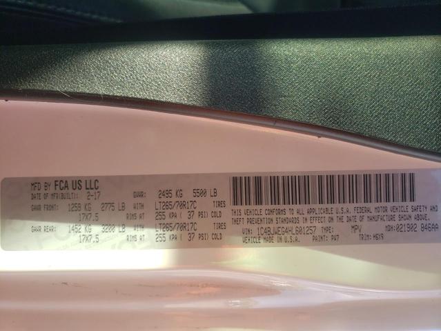 Photo 10 from auction – 2017 JEEP WRANGLER U with VIN 1C4BJWEG4HL601257