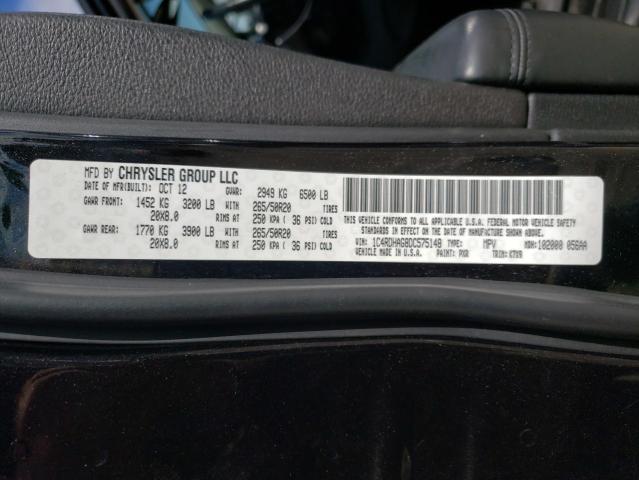 Photo 10 from auction – 2013 DODGE DURANGO SX with VIN 1C4RDHAG8DC575148