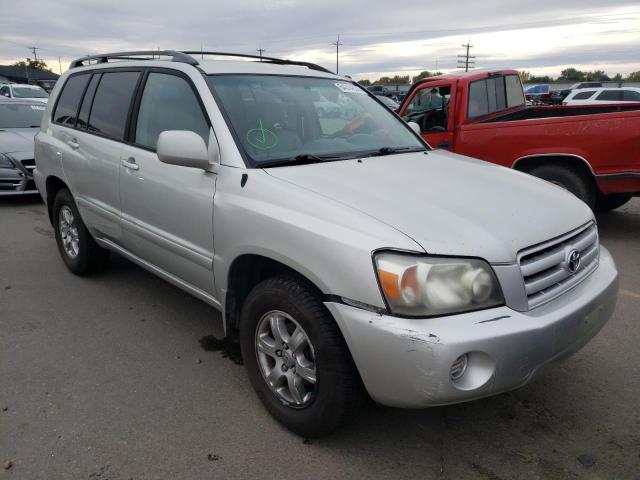 TOYOTA HIGHLANDER 2004 with VIN JTEGP21A140021616 - Photo from auction