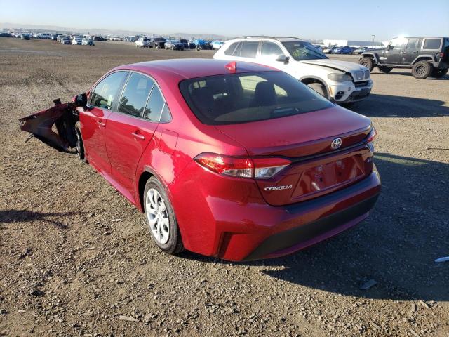 Photo 3 from auction – 2022 TOYOTA COROLLA LE with VIN JTDEPMAE5NJ232159