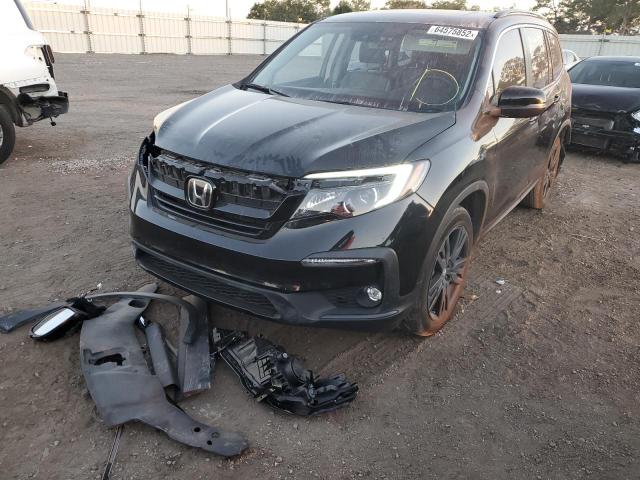 Photo 2 from auction – 2021 HONDA PILOT SE with VIN 5FNYF5H21MB006238