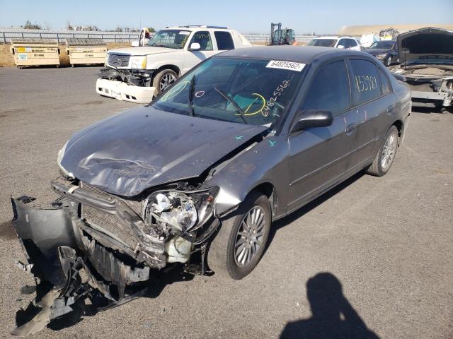 Photo 2 from auction – 2005 HONDA CIVIC LX with VIN 2HGES16585H626375
