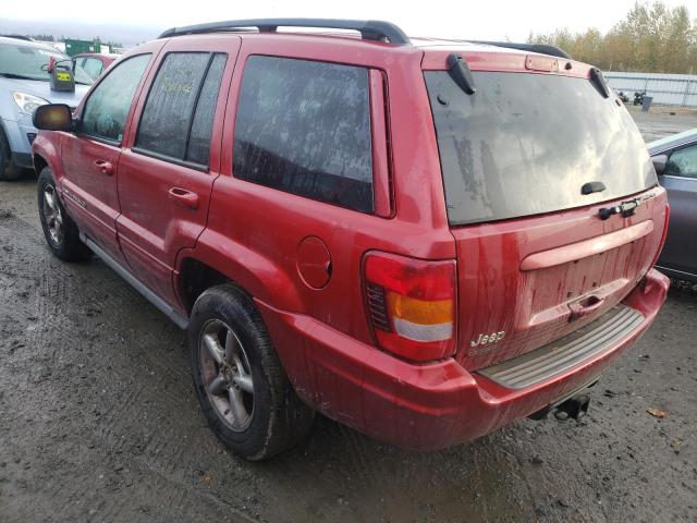 Photo 3 from auction – 2002 JEEP GRAND CHER with VIN 1J8GW68J22C272380