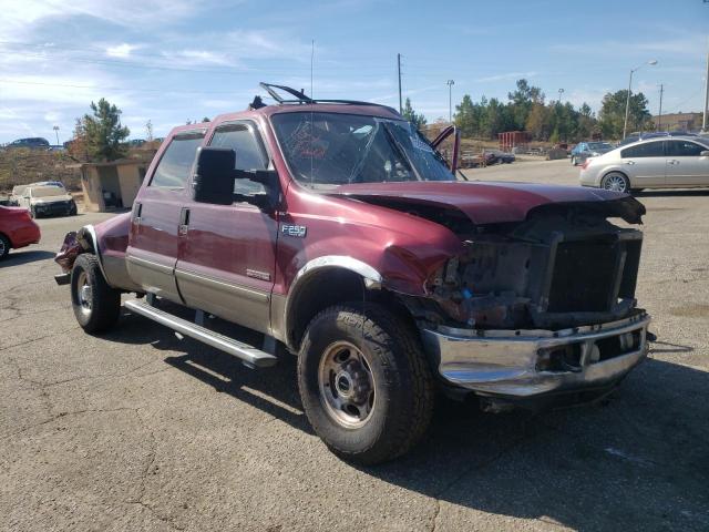 FORD F250 SUPER 2004 with VIN 1FTNW21P74EA96472 - Photo from auction