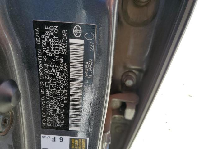 Photo 10 from auction – 2016 TOYOTA PRIUS with VIN JTDKARFU3G3522666