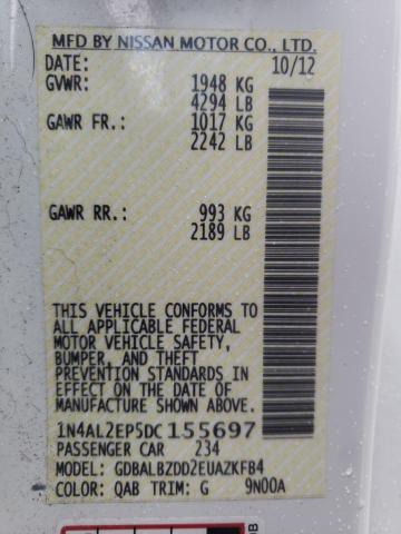 Photo 10 from auction – 2013 NISSAN ALTIMA S with VIN 1N4AL2EP5DC155697
