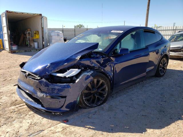 Photo 2 from auction – 2022 TESLA MODEL X with VIN 7SAXCBE56NF331408