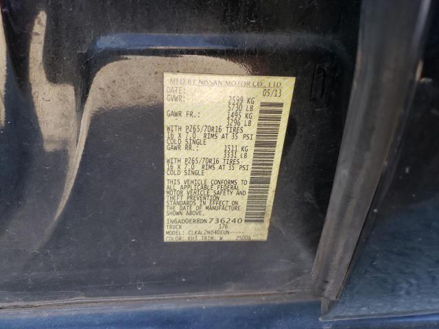 Photo 10 from auction – 2013 NISSAN FRONTIER S with VIN 1N6AD0ER8DN736240