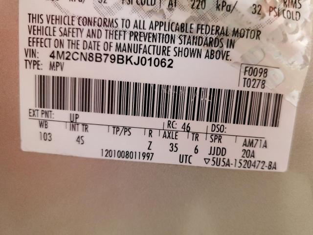 Photo 10 from auction – 2011 MERCURY MARINER with VIN 4M2CN8B79BKJ01062