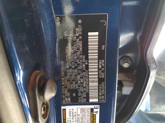 Photo 10 from auction – 2004 TOYOTA HIGHLANDER with VIN JTEGD21A240100222