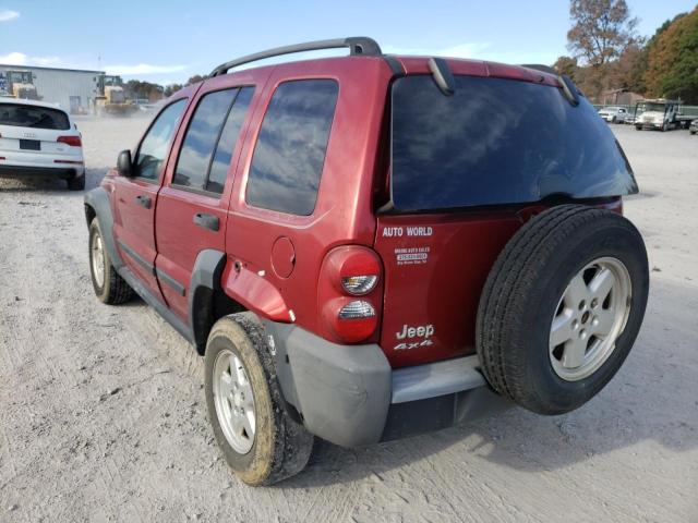 Photo 3 from auction – 2006 JEEP LIBERTY SP with VIN 1J4GL48K86W166754