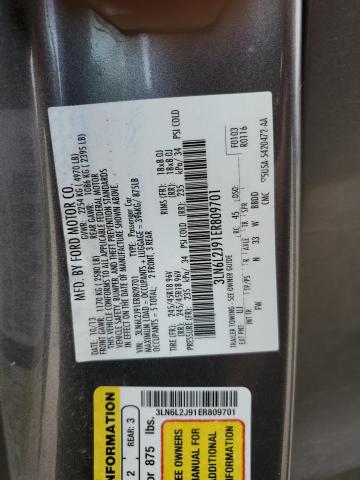 Photo 10 from auction – 2014 LINCOLN MKZ with VIN 3LN6L2J91ER809701