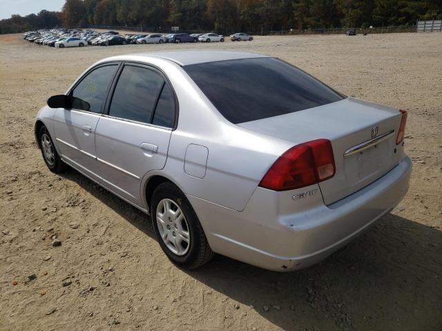 Photo 3 from auction – 2002 HONDA CIVIC LX with VIN 1HGES16522L072071