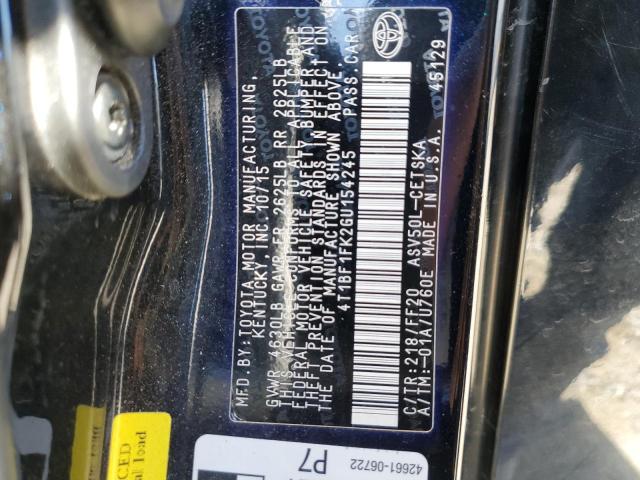 Photo 10 from auction – 2016 TOYOTA CAMRY LE with VIN 4T1BF1FK2GU154245