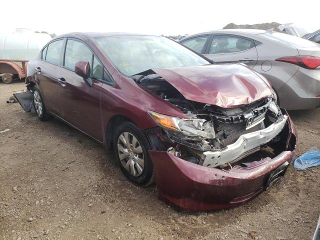 HONDA CIVIC LX 2012 z numerem VIN 2HGFB2F52CH572756 - Zdjęcie z aukcji