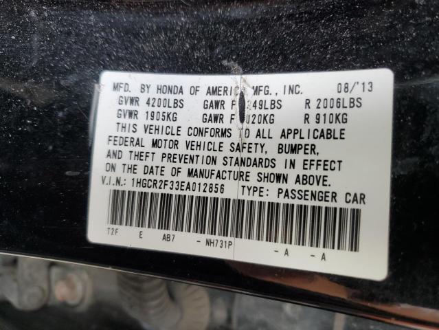 Photo 10 from auction – 2014 HONDA ACCORD LX with VIN 1HGCR2F33EA012856