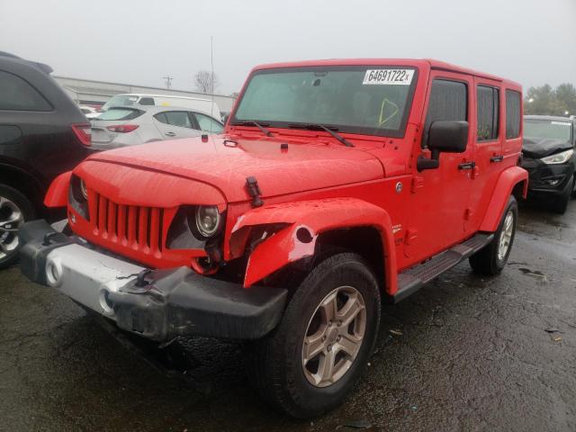 Photo 2 from auction – 2015 JEEP WRANGLER U with VIN 1C4BJWEG9FL527556