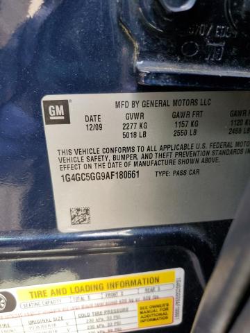 Photo 10 from auction – 2010 BUICK LACROSSE C with VIN 1G4GC5GG9AF180661