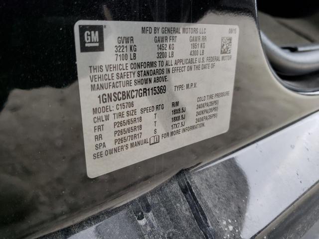 Photo 10 from auction – 2016 CHEVROLET TAHOE C150 with VIN 1GNSCBKC7GR115369
