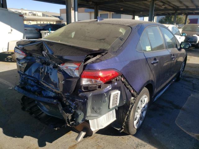 Photo 4 from auction – 2020 TOYOTA COROLLA LE with VIN JTDEPRAE2LJ079847