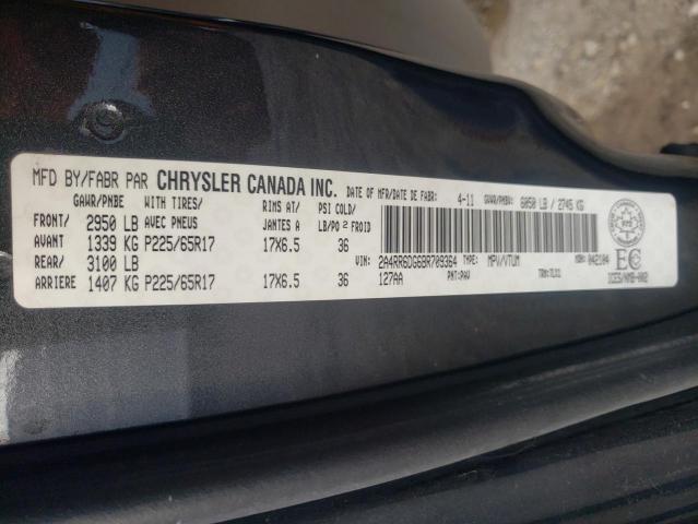 Photo 10 from auction – 2011 CHRYSLER TOWN & COU with VIN 2A4RR6DG6BR709364