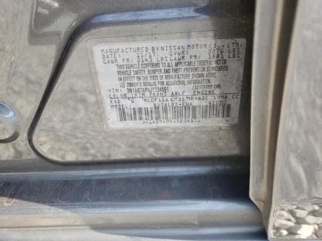 Photo 10 from auction – 2018 NISSAN SENTRA S with VIN 3N1AB7AP4JY234591