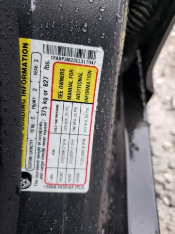 Photo 10 from auction – 2012 FORD FOCUS SEL with VIN 1FAHP3M23CL317047