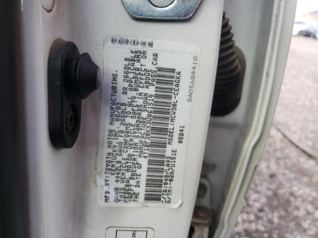Photo 10 from auction – 2003 TOYOTA CAMRY LE with VIN 4T1BF30KX3U061519