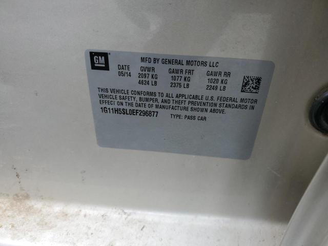 Photo 10 from auction – 2014 CHEVROLET MALIBU LTZ with VIN 1G11H5SL0EF296877